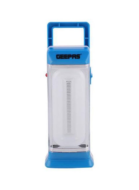 Rechargeable Emergency Lantern, LED Flashlight | 20 Pcs SMD Hi-Power Luminous LEDs | 4 Hours Working (Weak Light) | Suitable for Power Outages White/Blue