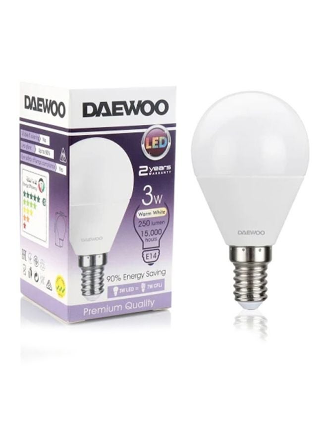 دايو - مصباح LED بإضاءة دافئة طراز DL1403D أبيض - Image 1