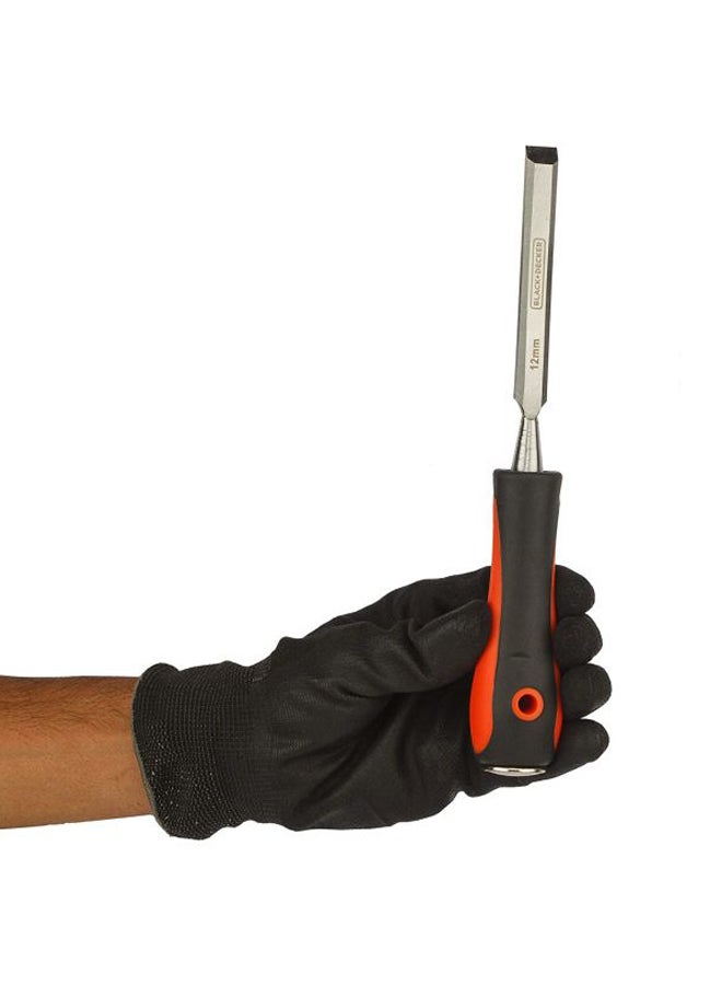 BLACK+DECKER - 25Mm Steel Woodworking Chisel, Orange/Black - Bdht16697, 2 Years Warranty Black/Orange/Silver 25mm - Image 1