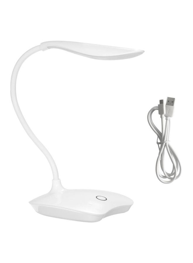 Decdeal - Ultralight USB Rechargeable Touch Control Table Lamp White - Image 1