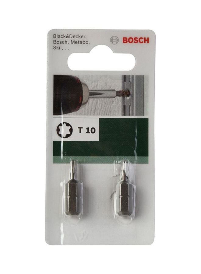 بوش لقم T10 مكونة من قطعتين فضي - Image 2