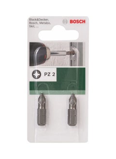 2-Piece PZ2 Bit Silver