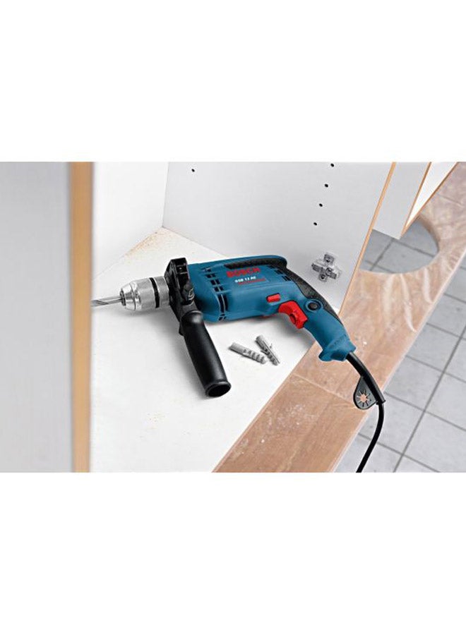 BOSCH - Bosch Drill 600 Watt, 13 mm, Multi Color - GSB13RE Blue/Black/Red 180x266mm - Image 1