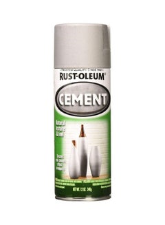 RUST-OLEUM Specialty Metallic Flat Cement Paint Spray Grey  - Image 1