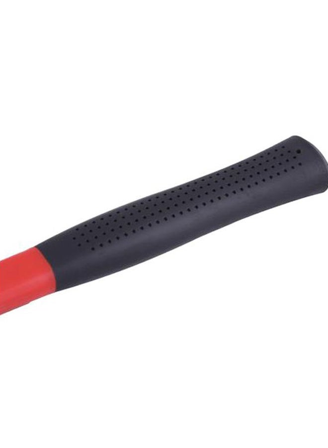 GEEPAS - Rubber Mallet Fiber Handle, Rubber head 24 Oz- Hardwood Shaft Rubber Mallet Double-Face Hammer with Soft/Hard Tips | Ideal for woodworking, cabinet and furniture making, auto body and metal fabrication Black/Red - Image 1
