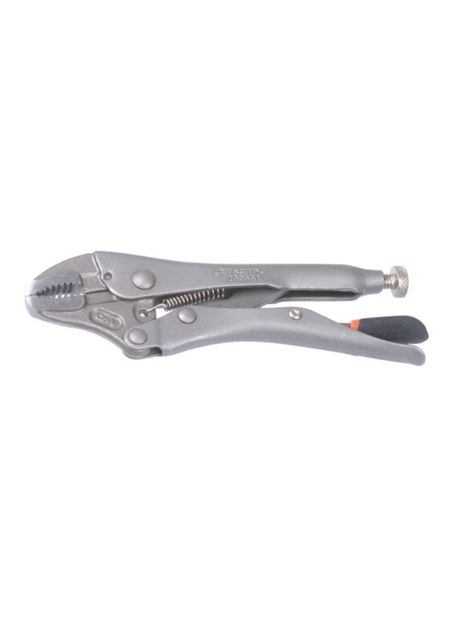Tactix 10-Inch (250Mm) Locking Pliers, Premium Cr-V Construction, With Wire Cutter, Vpa/Gs Certified, Fit For Clamping Twisting Welding, Silver- 200555 Silver 25cm  - Image 2