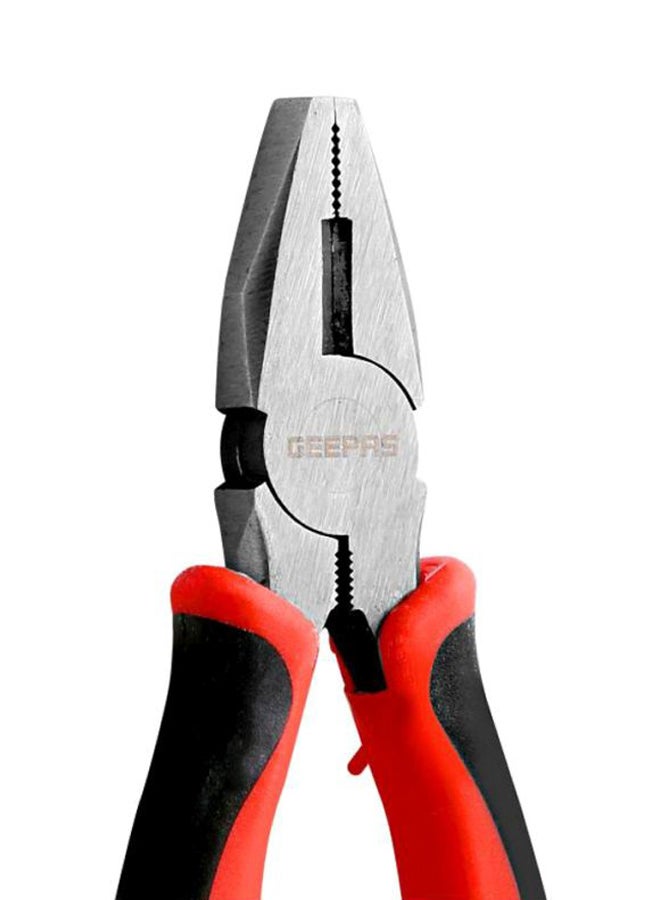 GEEPAS Combination Plier Black/Red/Silver 6inch  - Image 2