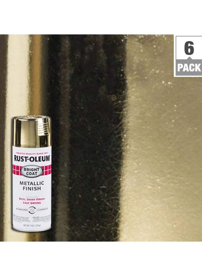 RUST-OLEUM Bright Coat Metallic Finish Spray Paint Gold - Image 2