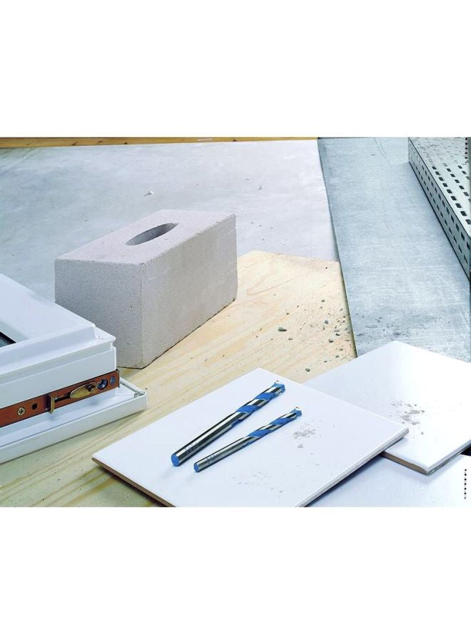 بوش لقمة مثقاب متعددة الاستعمالات فضي / أزرق 100x6مم - Image 4