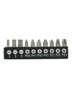 BLACK+DECKER 10 Pieces Bimaterial Steel Multibit Ratcheting Screwdriver with Bits, Orange/Black - BDHT68127, 2 Years Warranty Black/Orange  - Image 3