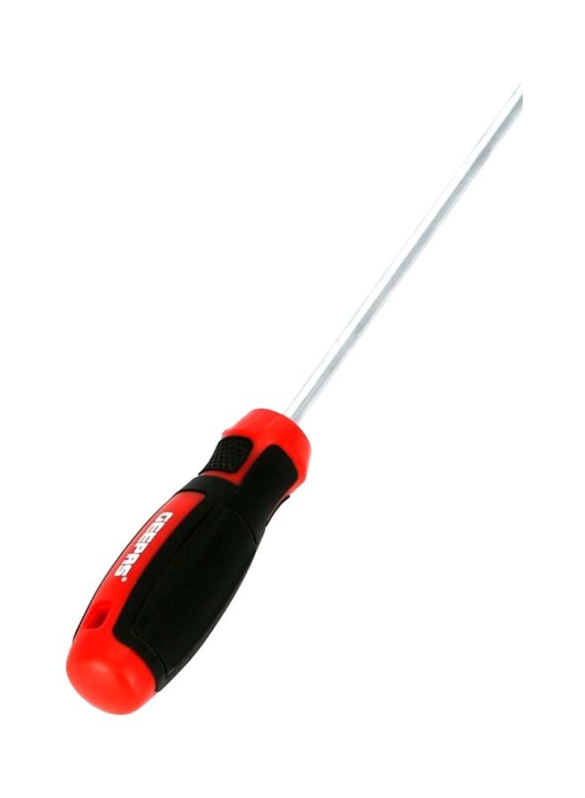 GEEPAS Rubber Handle Phillips Screwdriver Silver/Red/Black 2x325mm  - Image 2