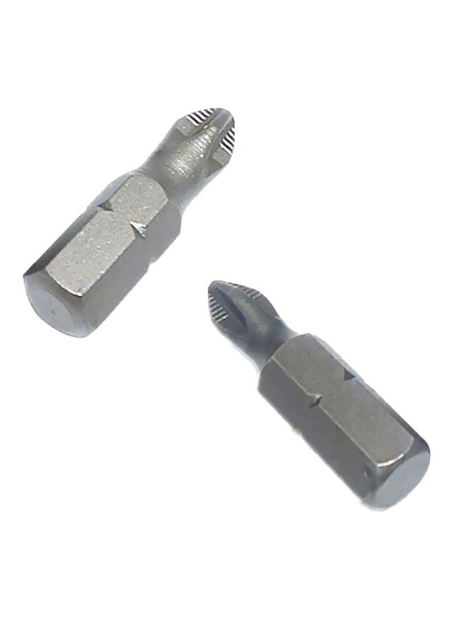 Ford 2-Piece S2 Screw Driving Bits Set Silver - Image 1