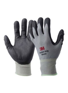 3M Comfort Grip Gloves Grey/Black 22.5x9.5x4centimeter  - Image 1