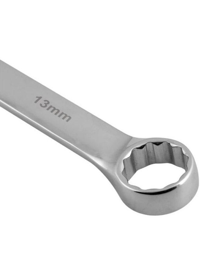 13mm Combination Spanner - Open and Box End Spanner Wrench | Chrome Vanadium Spanner Wrenches Repair Tools | Ideal for Bike, Bicycle, Electric Vehicle, Automobile maintenance & More Silver 13mm - v1616938406/N39099344A_3