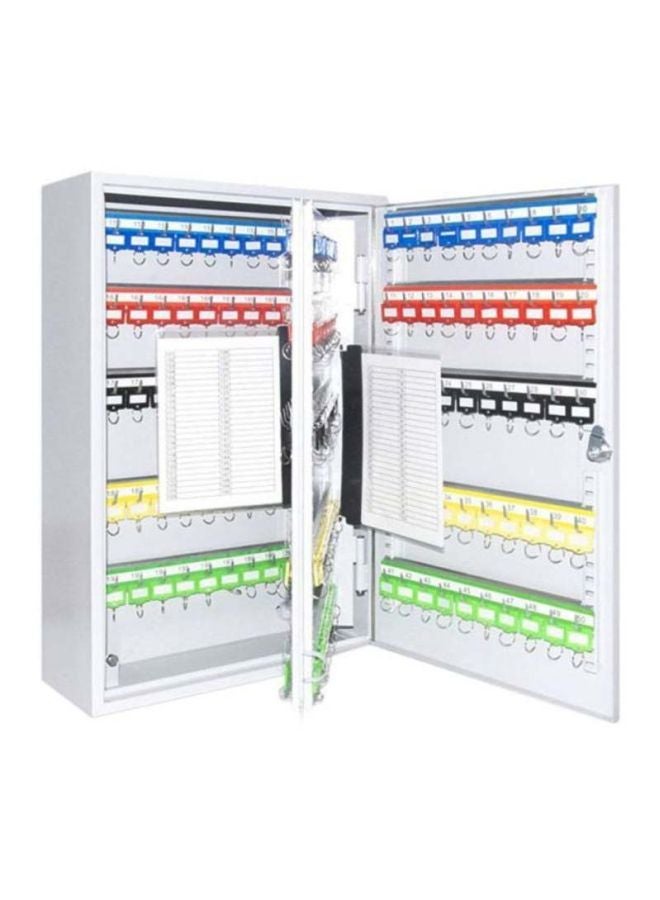 FIS Steel Key Box For 200 Keys Silver 550x380x140mm - Image 1