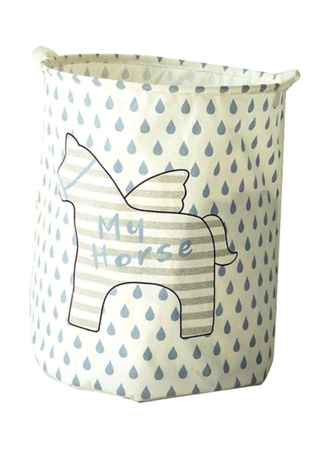 شاربدو سلة متعددة الوظائف لتخزين الملابس المتسخة أصفر / أسود / أزرق 40x38.7x43.6سم - Image 1