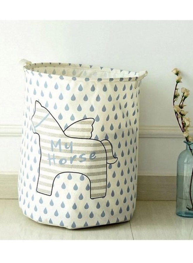 شاربدو سلة متعددة الوظائف لتخزين الملابس المتسخة أصفر / أسود / أزرق 40x38.7x43.6سم - Image 2