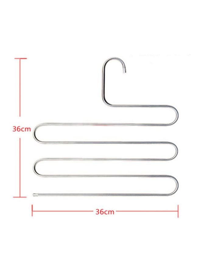 شاربدو حامل تجفيف ملابس غسيل متعدد الطبقات فضي - Image 2