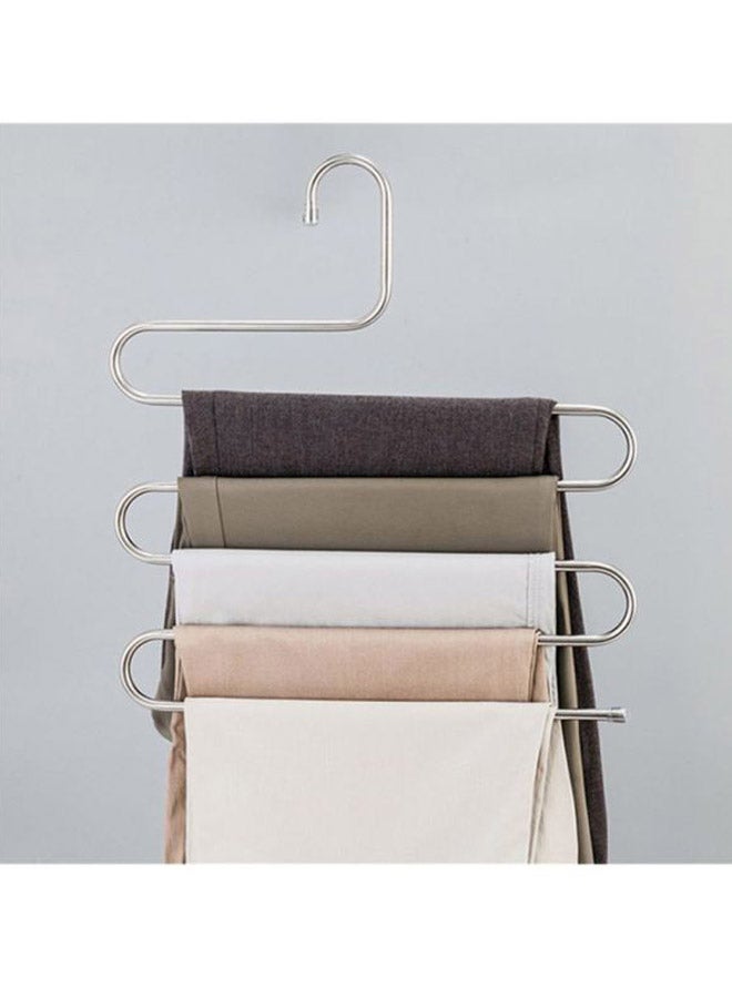 شاربدو حامل تجفيف ملابس غسيل متعدد الطبقات فضي - Image 3