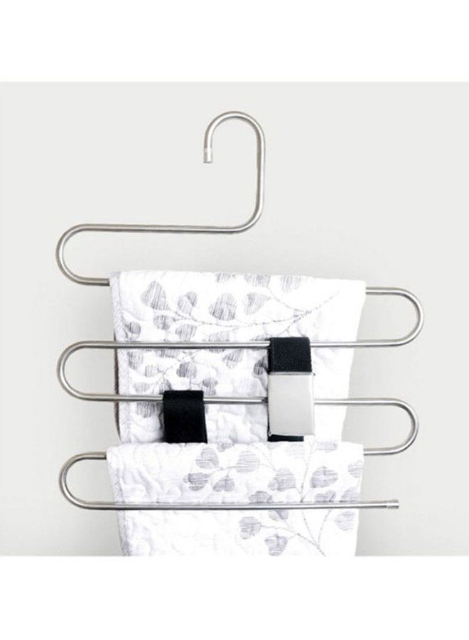 شاربدو حامل تجفيف ملابس غسيل متعدد الطبقات فضي - Image 4