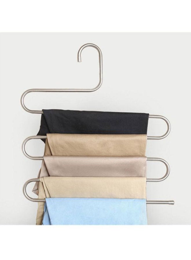 شاربدو حامل تجفيف ملابس غسيل متعدد الطبقات فضي - Image 5