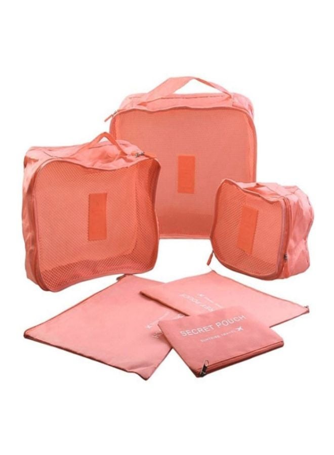 شاربدو مجموعة أدوات التنظيم للتخزين، 6 قطع وردي - Image 2