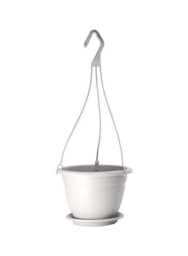 أيدل طقم أصيص نباتات كامبانا مكون من قطعتين أبيض 20x17x14سم - Image 2