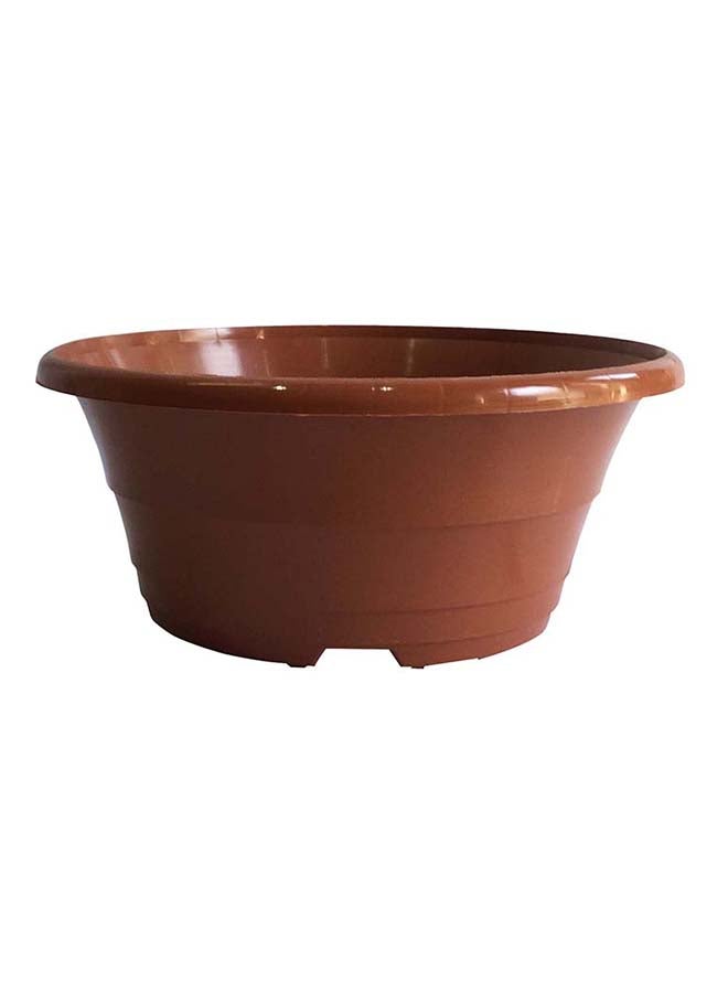 DESCH PLANTPAK Karina Plastic Pot Color Set of 2 Velvet Terracotta 23cm - Image 2