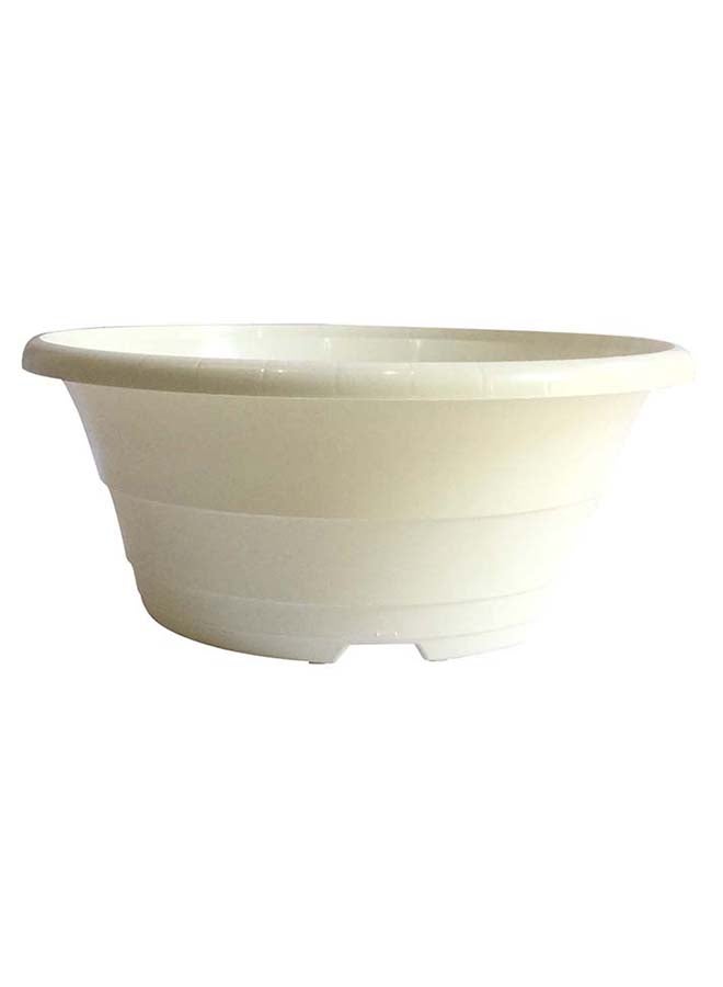 DESCH PLANTPAK Set Of 2 Karina Plant Pot White 23x23x9.2cm - Image 2