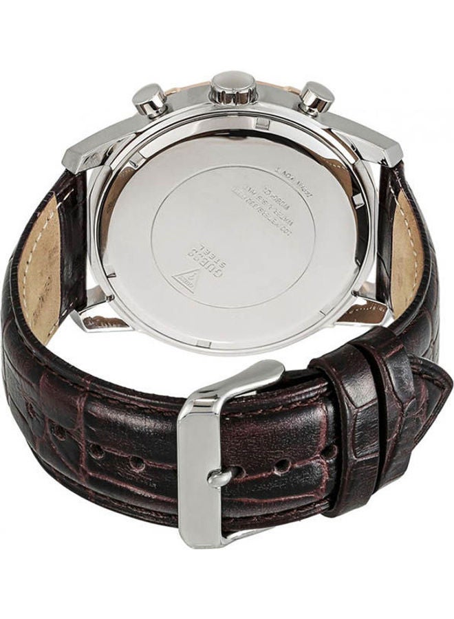 جس ساعة يد كاجوال بسوار من الجلد للرجال - Image 2