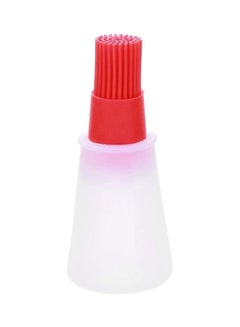 Generic Silicone Oil BBQ Brush With Dispenser Clear/Red  - Image 1