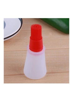 Generic Silicone Oil BBQ Brush With Dispenser Clear/Red  - Image 3