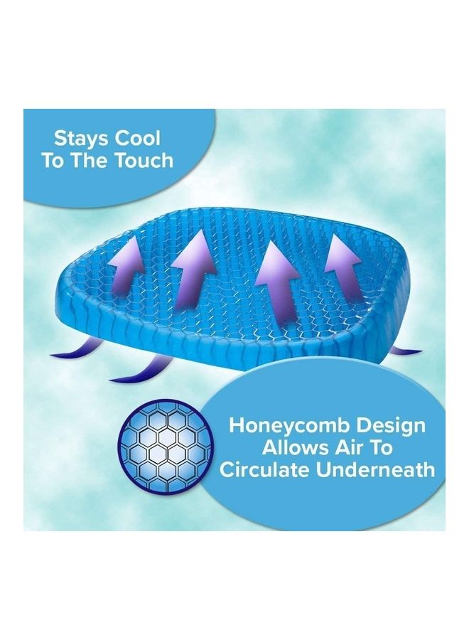 توشيونيكس وسادة من الجل بتصميم شبكي ثلاثي الأبعاد لتخفيف الألم أثناء القيادة في السيارة والمكتب والكرسي والعجلات - Image 2