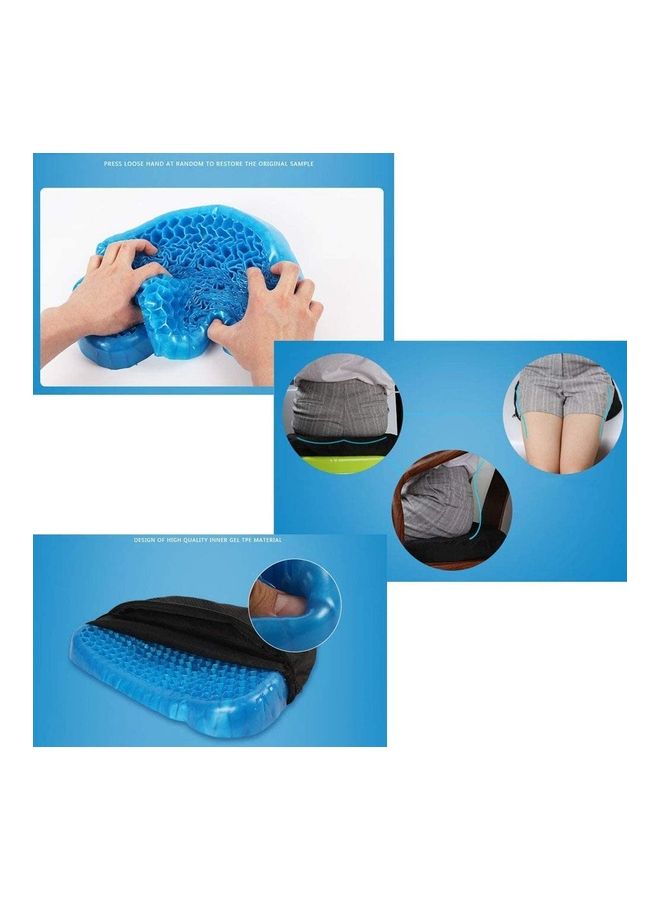 توشيونيكس وسادة من الجل بتصميم شبكي ثلاثي الأبعاد لتخفيف الألم أثناء القيادة في السيارة والمكتب والكرسي والعجلات - Image 3