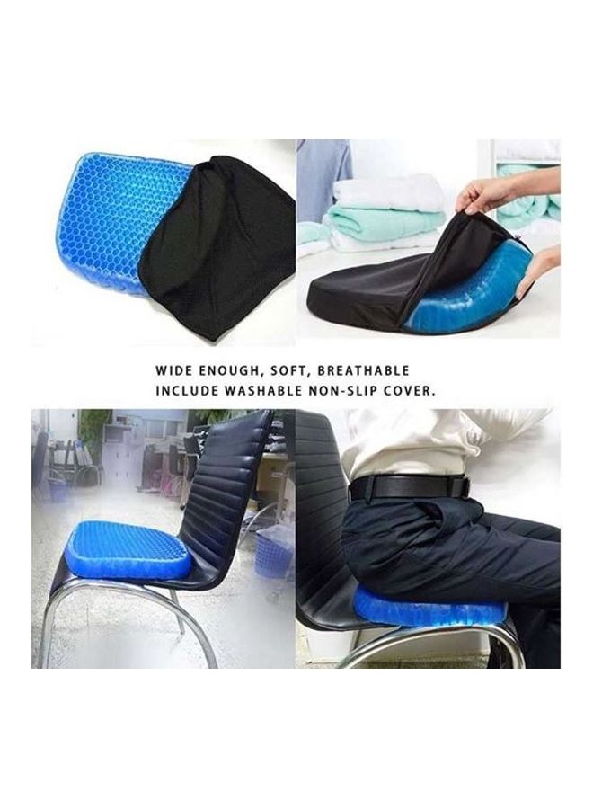 توشيونيكس وسادة من الجل بتصميم شبكي ثلاثي الأبعاد لتخفيف الألم أثناء القيادة في السيارة والمكتب والكرسي والعجلات - Image 4
