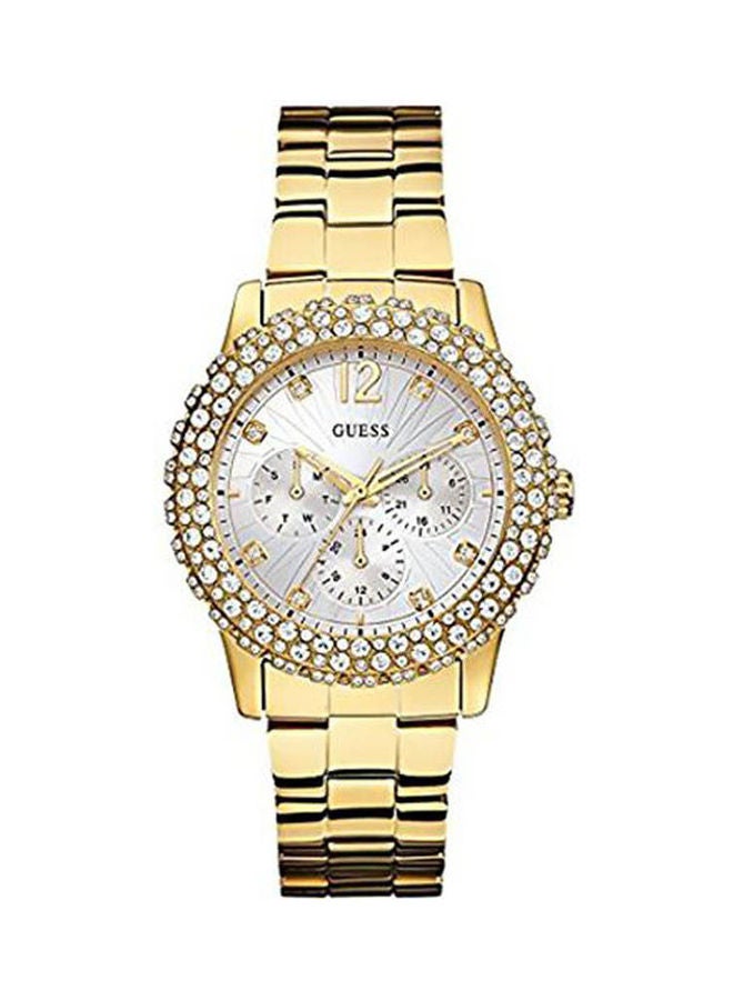 ساعة يد كاجوال بسوار من الاستانلس ستيل للنساء