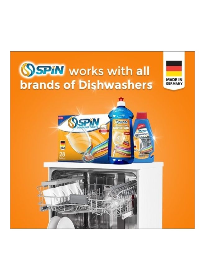 Spin - 56-Piece Dishwasher Tablets Orange 1120grams - Image 1