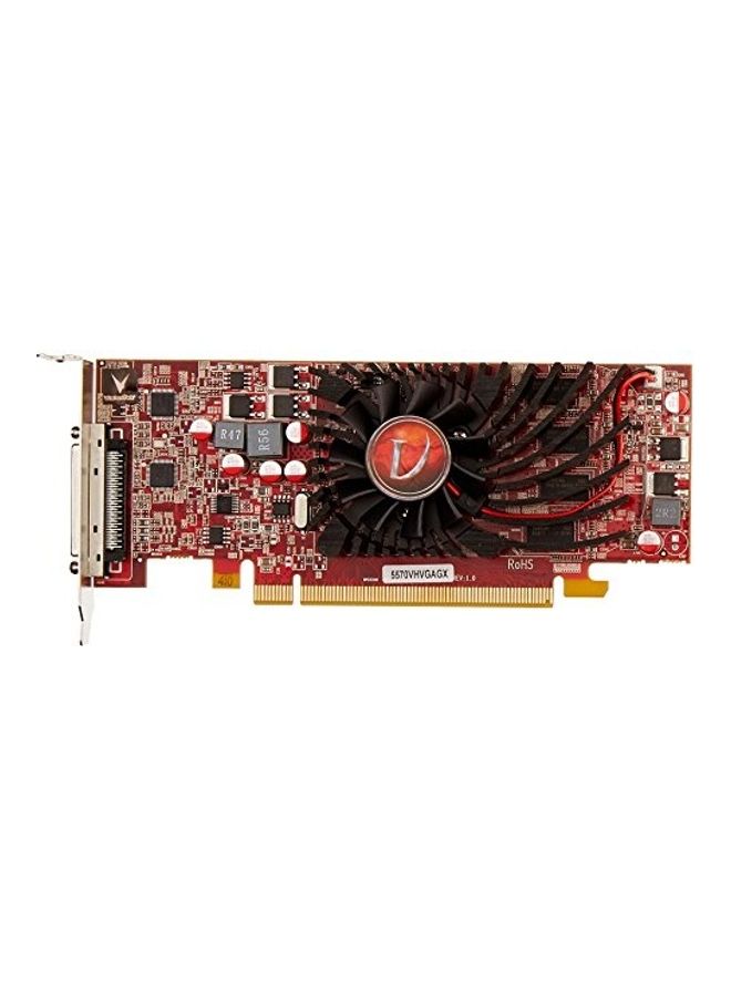 فيجنتيك - بطاقة رسومات DDR3 4M VHDCI VGA سعة 1 جيجابايت متعدد الألوان - Image 1
