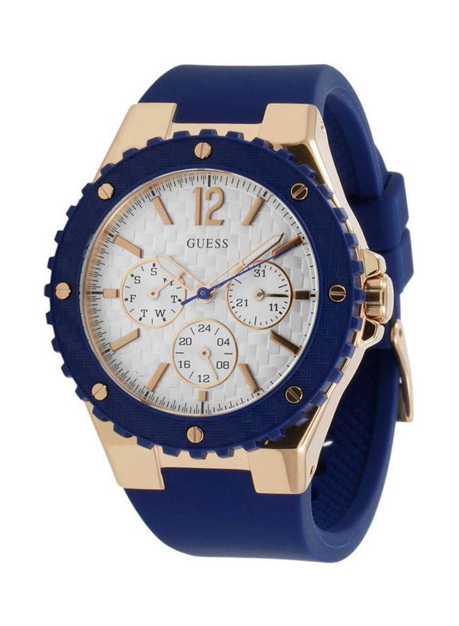 جس ساعة كاجوال بسوارٍ من المطاط للرجال - Image 1