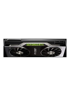 إنفيديا بطاقة رسومات جيفورس  RTX 2080 Ti - إصدار المؤسسين أسود/فضي  - Image 1