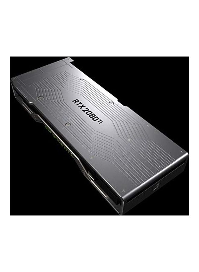 إنفيديا - بطاقة رسومات جيفورس  RTX 2080 Ti - إصدار المؤسسين أسود/فضي - Image 1