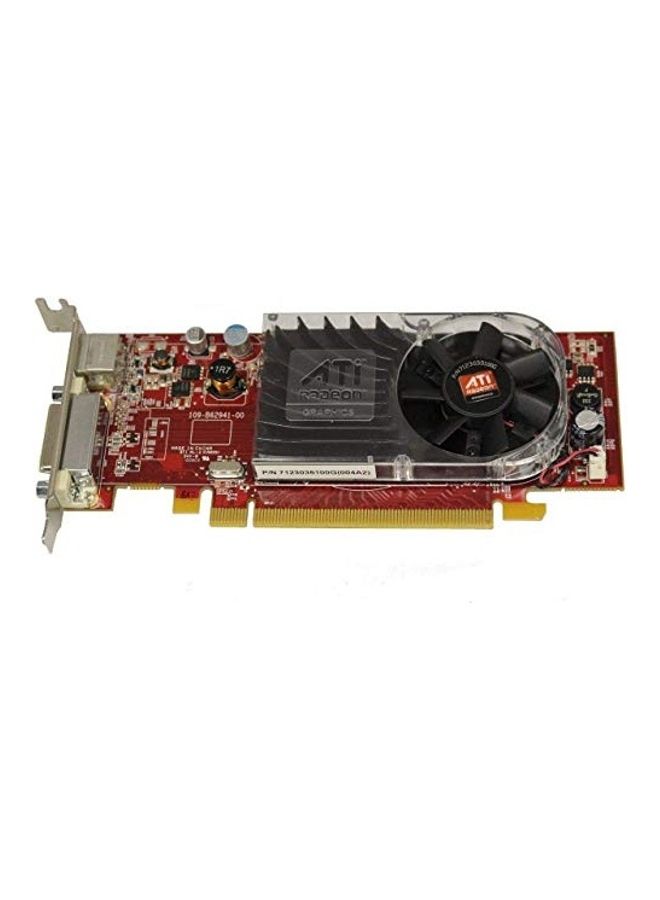 إيه تي آي - بطاقة فيديو DDR2 بمنفذ سريع PCI وحجم صغير وسعة 256 ميجابايت متعدد الألوان - Image 1