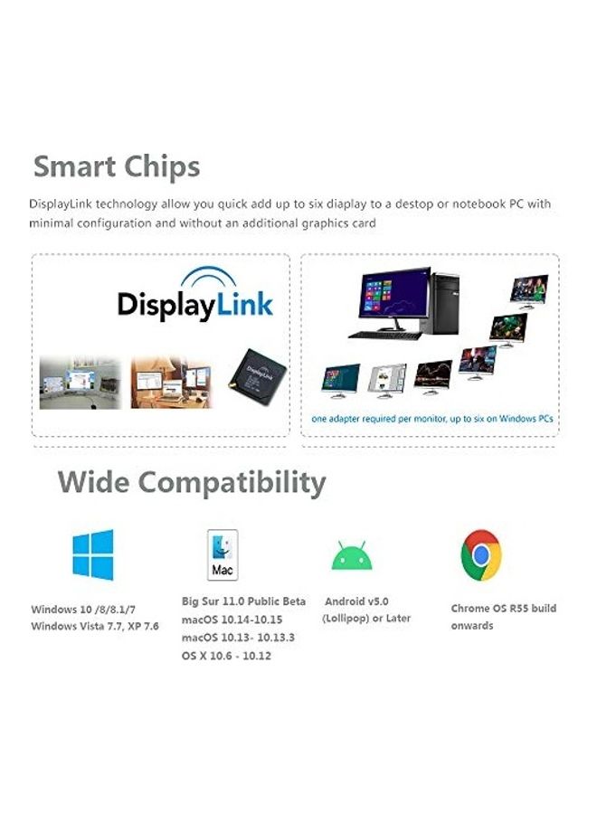 WAVLINK - Universal Video Graphics Display Adapter Multicolour - Image 1