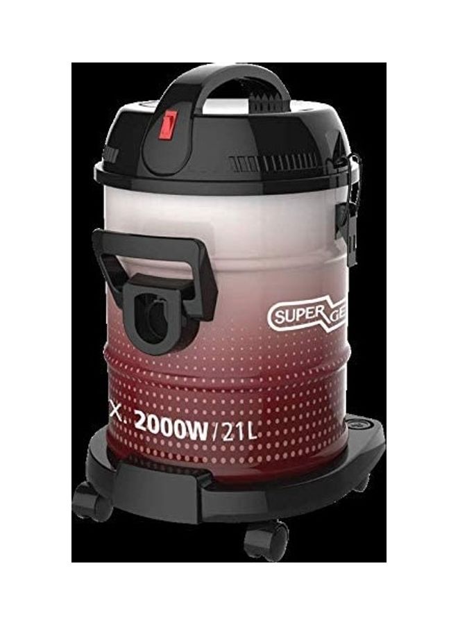 SUPER GENERAL Vacuum Cleaner 21 L 2000 W KSGVC2101D Multicolour 