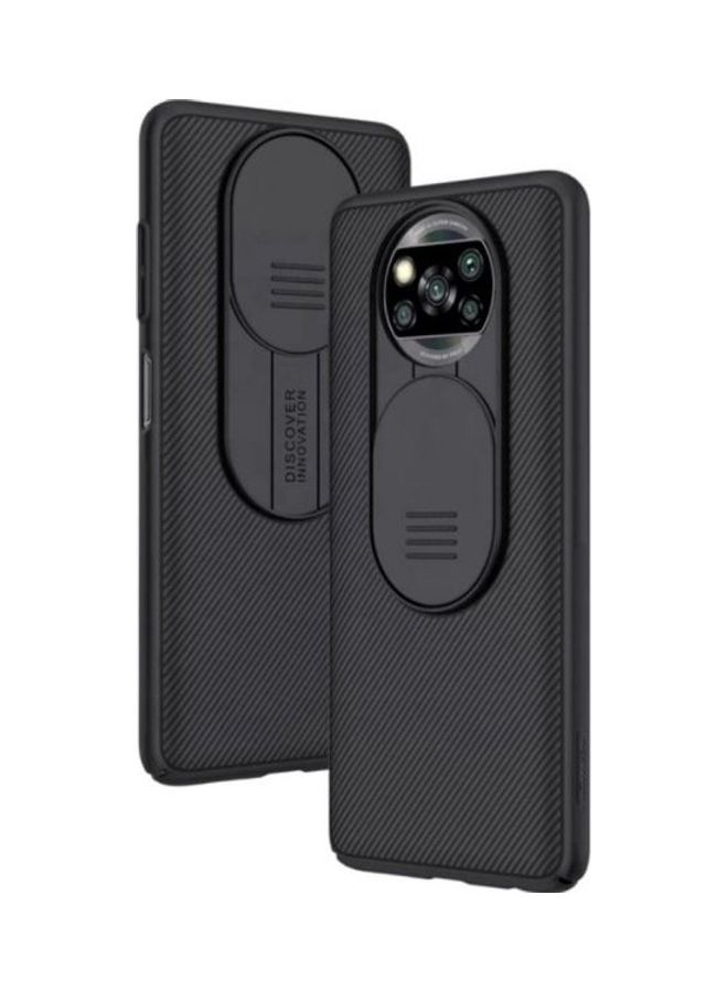 CamShield Case with Slide Camera Cover For Xiaomi Poco X3 NFC Black