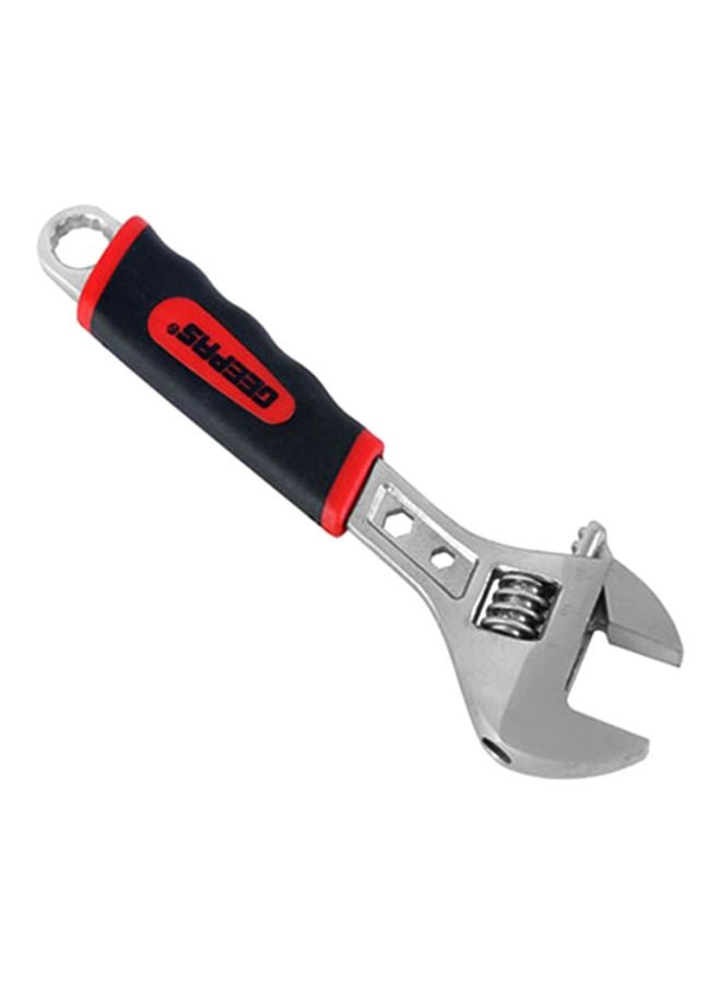 GEEPAS Soft Grip Adjustable Wrench Silver/Balck 15cm - Image 1