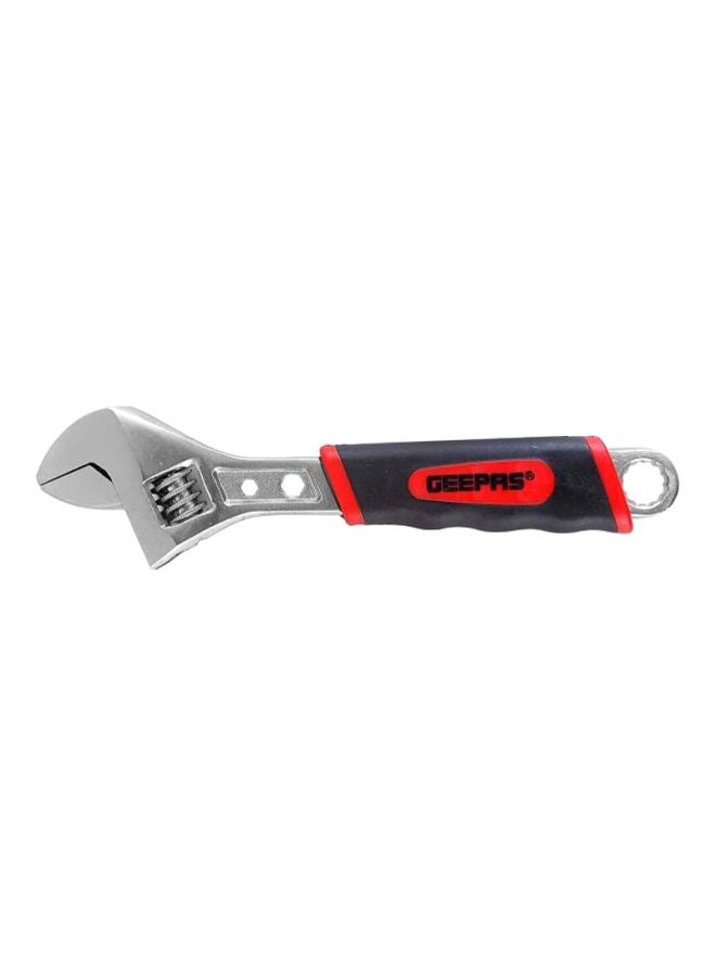 GEEPAS Soft Grip Adjustable Wrench Silver/Balck 15cm - Image 3