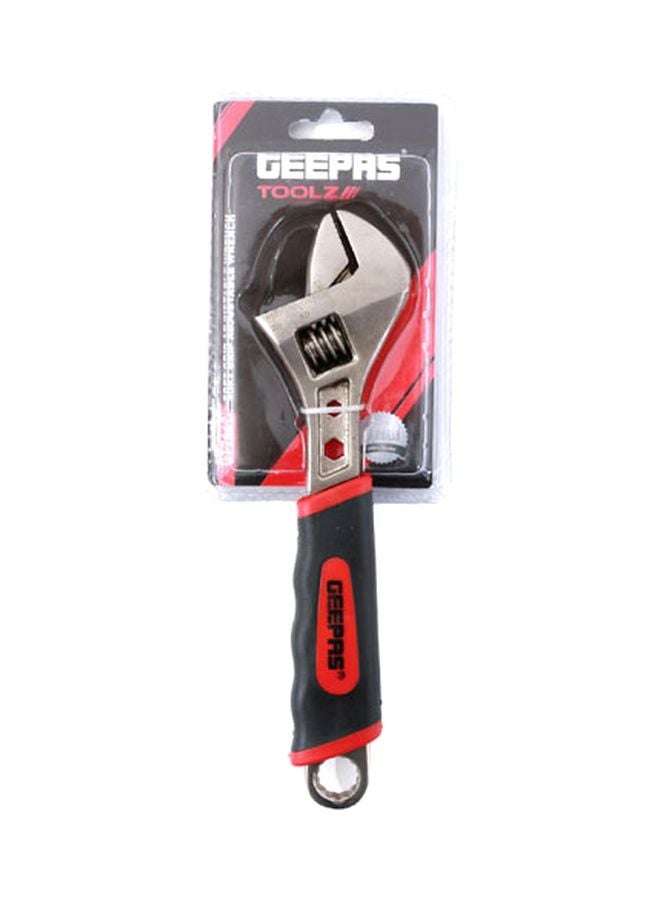 GEEPAS Soft Grip Adjustable Wrench Silver/Balck 15cm - Image 4