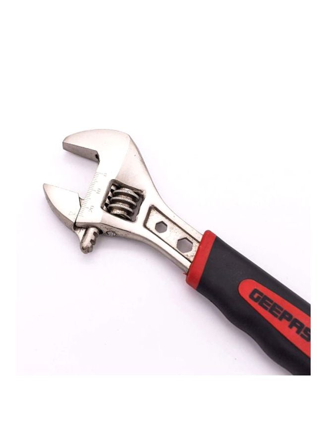 GEEPAS Soft Grip Adjustable Wrench Silver/Balck 15cm - Image 5