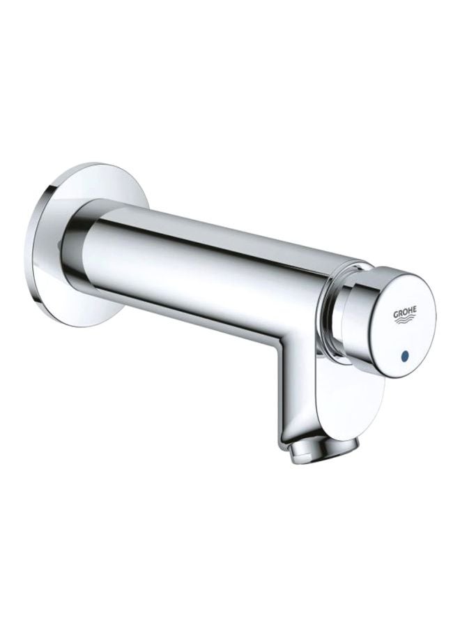Grohe - Cosmopolitan T Self-Closing Pillar Faucet Silver - Image 1